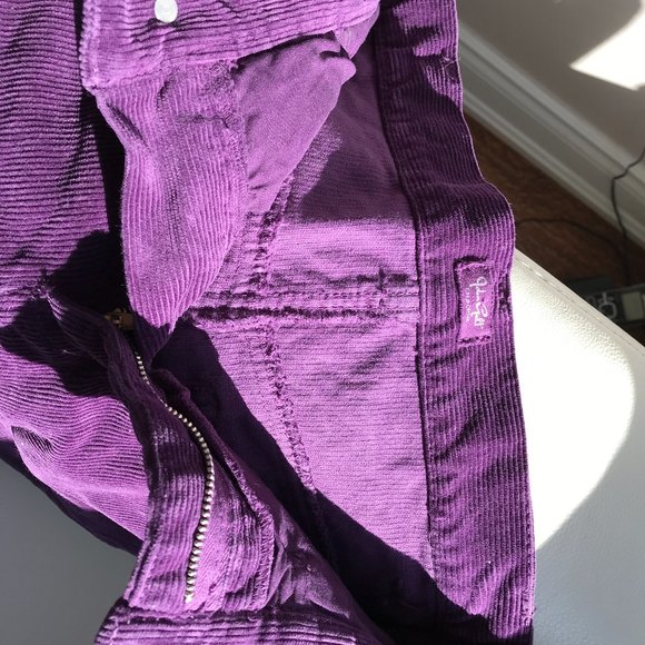 Brandy Melville Purple Cord. Skirt - Picture 3 of 4